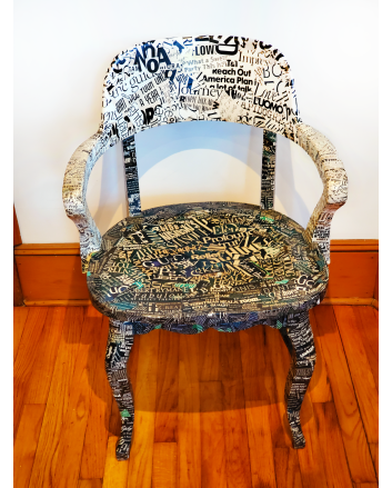 Collaged Chair 1