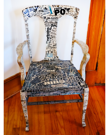 Collaged Chair 2