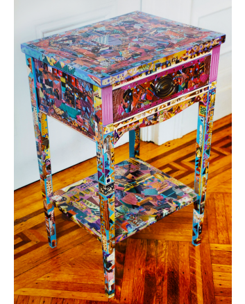 Collaged Endtable