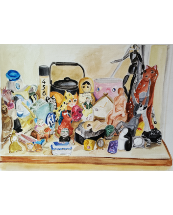 Still Life is an Original Watercolor Painting by Jamie Brant