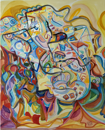 Broken Vase is an Original Watercolor Painting by Jamie Brant